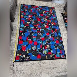 Handmade Marvel Superhero Patchwork Quilt Blanket Twin 60x80